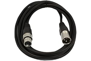 QTX DMX Lighting cable 20m,Black