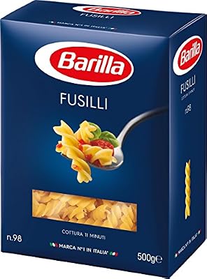 Barilla Pâtes Fusilli 500 g - Lot de 5