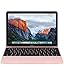 Price comparison product image Apple MacBook 12-inch Laptop (Intel Core m3 1.1 GHz, 8 GB RAM, 256 GB SSD, Intel HD Graphics 515, OS Sierra) - Rose Gold - 2016 - MMGL2B/A - UK Keyboard