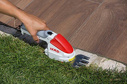 IKRA Akku Grasschere Strauchschere 2in1-Gartengerät IGBS 1054 LI 7,2Volt, Laufzeit bis 175 Min. inkl. Akku, Ladegerät und Tasche - 7