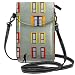 Produktbild Cell Phone Purse Wallet - Women's Small Window Abstract Crossbody Bag Handbag