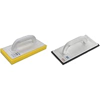 CON:P Fliesenwaschbrett mit Schwammauflage gelb, CP781335 & Connex Reibebrett Kunststoff 14 x 28 cm Zellgummi, COX781340
