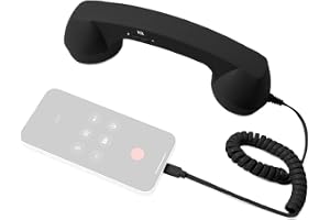 Typ-c retro telefon stil fast telefonhandtag mottagare - typ C retro telefon handenhet | vintage trådbunden handhållen telefonmottagare för kontor sängbord badrum skrivbord vardagsrum