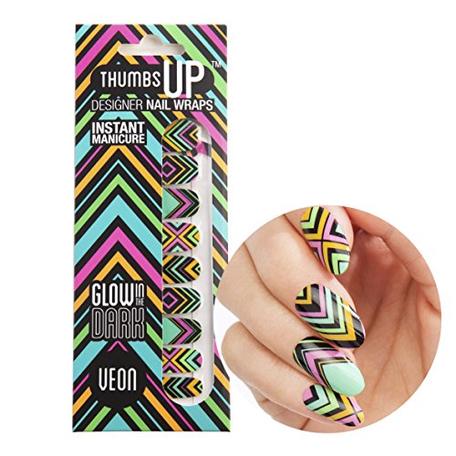 ThumbsUp Nails - Veon Glow in the Dark Nail Wraps 20 Wraps / Pack