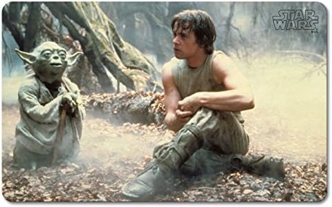 Original Star Wars Breakfast Board Chopping Board Board Fan Merchandise Master Yoda and Luke Skywalker