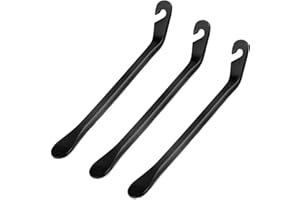 Ailiver Juego de herramientas de reparación de neumáticos de bicicleta de metal, 3 unidades, de acero al carbono, para reparación de neumáticos de bicicleta