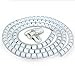 Produktbild XMDZ 1m Spiral Kabelschlauch Kabelführung mit Einfädelhilfe Durchmesser 2,8cm Kabelorganisation für Schreibtisch Maus TV Beamer Bühne Kabelsalat, Weiß