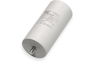 VALONDO Kondensator 14 µF uF mit Flachstecker Anlaufkondensator Motorkondensator 450V Kondensatoren