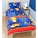 Fireman Sam Rescue Single Duvet Set Blue/Multi Size: 135cm x 200cm 100% Polyester Microfibre