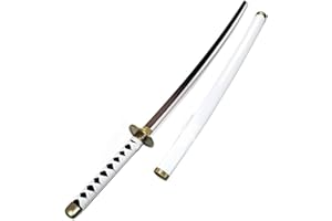 Abynow Anime Black Samurai Ninja Sword With Scabbard, Katana Sword Weapon Props Anime Ninja Sword Toy, Anime Fans