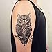 COKOHAPPY Large Temporary Tattoo , Owl Celtic for Men Women