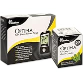 Optima Okmeter Şeker &Ouml;l&ccedil;&uuml;m Cihazı + &Ouml;l&ccedil;&uuml;m Stribi 1 Kutu 50 Adet
