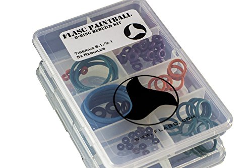 Tiberio 8.1/9.1 5 x Color Coded Paintball Junta Tórica Kit de reconstrucción por Flasc Paintball