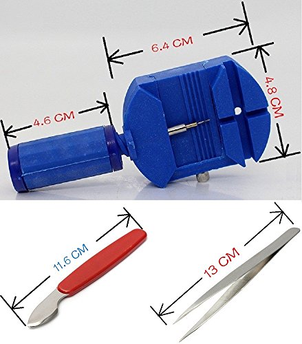 DIKETE® 16 tlg. Uhrenwerkzeug Set Uhrenmacher Feinmechanik Werkzeug Reparatur Set Uhr Öffner Werkzeug Kit Reparatur Pin Neu - 6