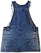 Chicco Baby Girls JUPE SALOPETTE Dungarees, Blue (bleu Moyen), 6-12 months (Manufacturer size: 12 mois)