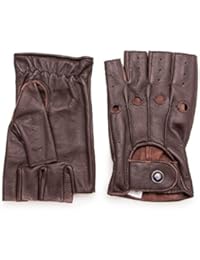 Zerimar Guantes de conducir cortosen piel de primera calidad 100% Natural