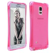 E LV slim Case Cover for Samsung Galaxy Note 4 - HOT PINK
