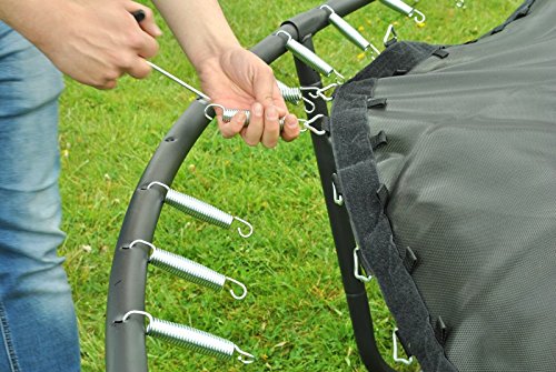 Trampolin Set 305cm HQ Gartentrampolin Komplettset Leiter Innennetz Neu #2211 - 5