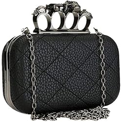 Jessie Sac à main en cuir pour femme avec chaîne