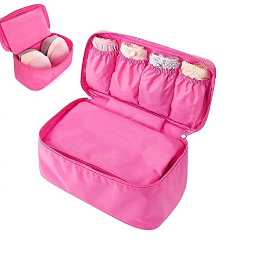 UrCool Neue bewegliche wasserdichte Travel Organizer Aufbewahrungstasche Bra nterwäsche Tasche Lingerie Fall Box toiletbag BHs schützt Wäsche auf Reisen