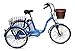 Produktbild Jorvik 20 Vintage Dutch Style Aluminium leicht Elektro-Dreirad Petite Erwachsene Trike 250 W/36 V erhältlich in verschiedenen Farben, blau