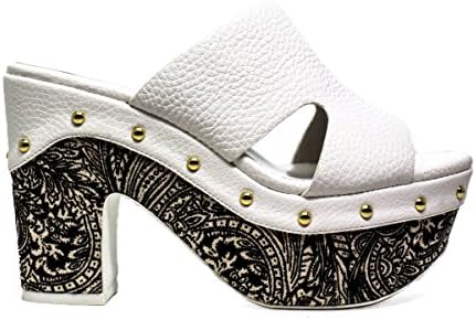 LUCIANO BARACHINI 6025B WHITE BLACK SHOES SANDALS HEEL, 2016 NEW COLLECTION SPRING SUMMER 6025