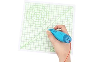 TOOLOFLIFE T&F 3D Pens Silicone Mat, 3D Printing Pen Mat Silicone Design Mat Large Base Template Best Tools for 3D Beginners/Children