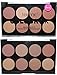 Technic Colour Fix Pressed Powder Bronze Palette - Bronzing Powders Contouring Palette