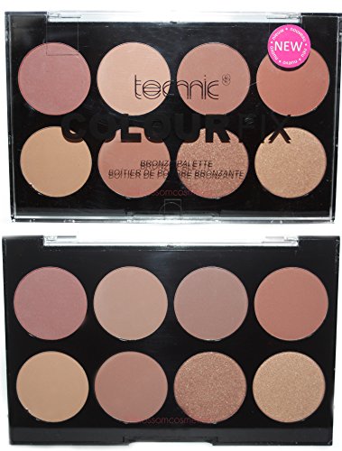 Technic Colour Fix Pressed Powder Bronze Palette - Bronzing Powders Contouring Palette