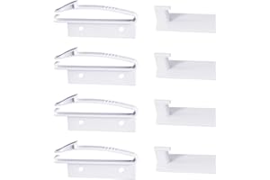 COACOM 4 Stück Schubladensicherheitsschlösser, Kindersicherungen, unsichtbare Schubladenschlösser, Sicherheitsschrankschlösser, Kinderschrankriegel, geeignet für Schubladenschränke und andere Möbel.