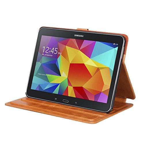 Dbramante1928 Leder Tasche Folio Kopenhagen in Golden Tan für Samsung Galaxy Tab 4 10.1 SM-T535 - 2