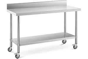 ROYAL CATERING RCAT-150/60-WS table de travail 60 x 150 cm, capacité 160 kg