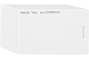 YCTZE 10pcs 125khz Readable Access Card Proximity Door Control Entry Access Card Access Card Fob Cards Paxton 125khz Writable 10pcs Id Readable Em Proximity Blob Null 19493