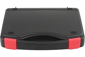 Qianly Boîte à outils de protection multifonction avec organisateur de rangement en éponge, mallette de rangement pour outils électriques étanche, vis, boîte, 255mmx210mmx48mm