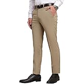 SaintX Men's Premium Stretchable Formal Trouser with Techno Flex Waistband | Slim Fit Pants | Italian Design | Office Wear/Ex