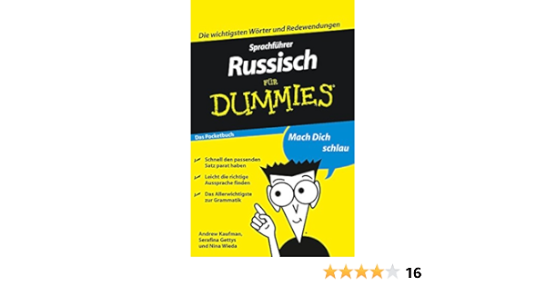 Sprachfuhrer Russisch Fur Dummies Das Pocketbuch Ebook Kaufman Andrew Gettys Serafima Wieda Nina Wanner Inge Amazon De Kindle Shop