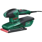 Bosch Home and Garden PSS 200 AC Vibrating Sanding Machine, Green, 200 W, 24,000 Vibration/Minute, Rectangular Sanding Surface 92