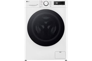 LG V5WD95SLIM, Klasse A - E, Frontlader-Waschtrockner 9-5 kg, Waschtrockner Slim 53,5 cm Tiefe, Wi-Fi, AI Direct Drive, Tiefenreinigung mit Dampf, TurboWash 360, Große Kapazität, Weiß