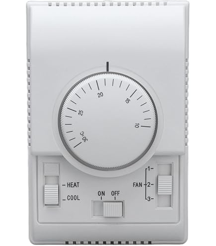 Thermostat Eberle KLR-E 7015 Pour Fancoil - Régulation Bimétal Avec Commande Ventilateur 3 Vitesses