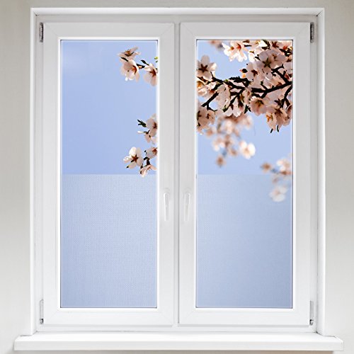 Artefact® Dekofolie / Fensterfolie Milchglas | statisch haftend (ohne Kleber) - verschiedene Größen