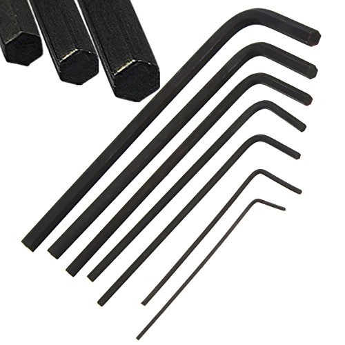 7 PCS Mini Inbusschlüssel Satz 0.7mm/0.9mm/1.3mm/1.5mm/2mm/2.5mm/3mm metrisch