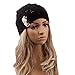 Produktbild Pixnor Frauen Mütze Hut Wolle gestrickt Damen Winter Warm SKI Snowboard Blätter aushöhlen stricken Hut schwarz