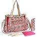 KF Baby Bohemian Diaper Bag Value Set, Crossbody strap, Stroller hooks, more