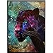 Produktbild Mosstars Painting 5D DIY Diamant Malerei Stickerei Malerei Teil Runde Diamant Malerei Wohnkultur Geschenk Embroidery Painting Cross Stitch Bedroom Living Room Office Decoration 25x30cm