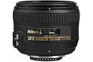 Nikon AF-S Nikkor 50 mm f/1.4G Obiettivo, Nero [Versione EU]