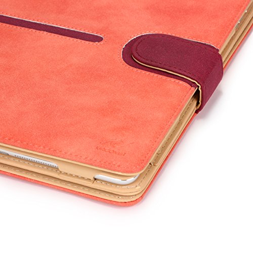 iPad Air Hülle [2013 Version-5.Generation] Original Urcover® [DEUTSCHER FACHHANDEL] Smart Cover Schutzhülle Case Etui mit Sleep/Wake Funktion ?? Zubehör | Coral - 5