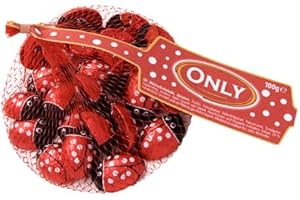 HUCBDJT Sacchetto da 100 gr di coccinelle di cioccolata al latte