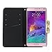 Ukamshop(TM)Fresh Flip Wallet Leather Case Cover for Samsung Galaxy Note 4 (Pink)