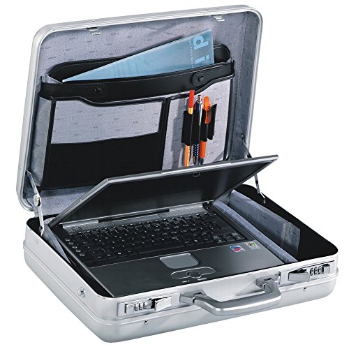 Aktenkoffer Aluminium Alu Notebookkoffer – Aluattache – auch für bis zu 17 Zoll Notebooks 49004 - 2