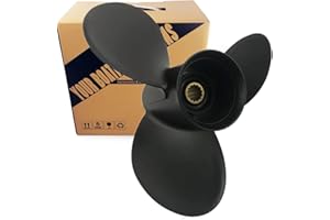 CAPTAIN MARINE Captain Propeller Fit Suzuki motores fueraborda 35-65HP aluminio 13 dientes Spline RH